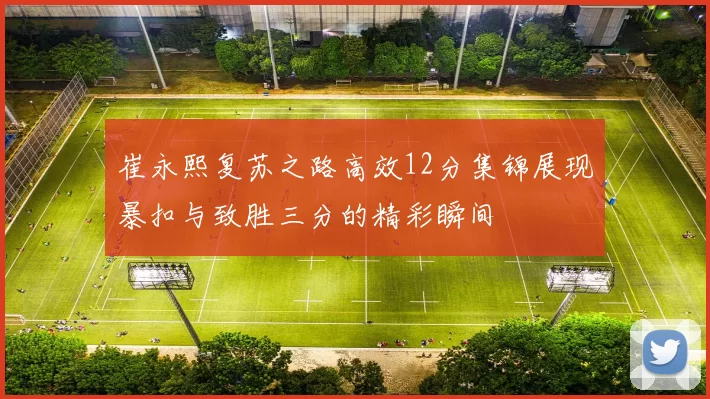 崔永熙复苏之路高效12分集锦展现暴扣与致胜三分的精彩瞬间